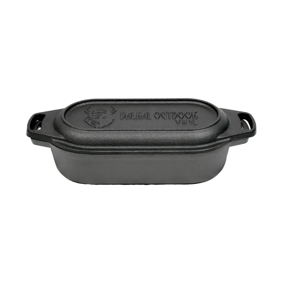 Sartons Dutch Oven ovaal 2 liter met skillets