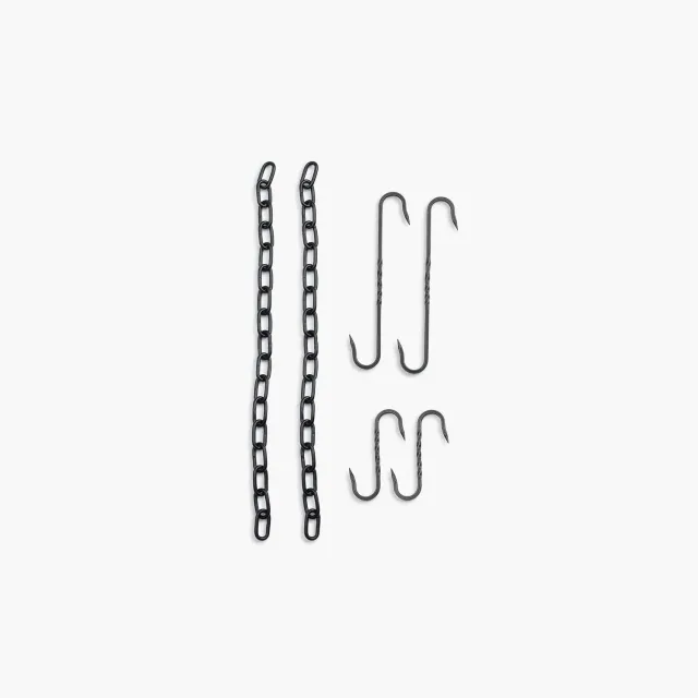 Bare Bones Cowboy Grill S-Hook Kettingset vleeshaak