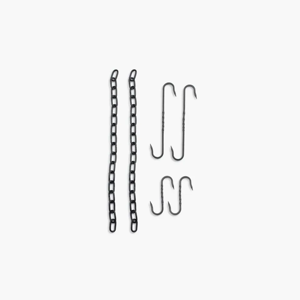 Bare Bones Cowboy Grill S-Hook Kettingset vleeshaak