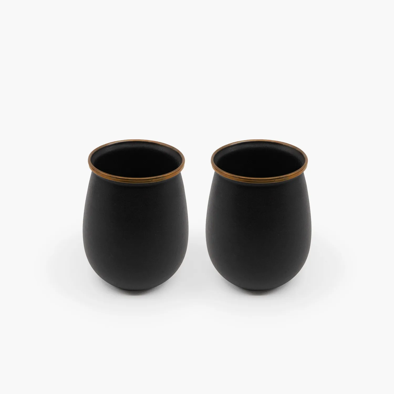 Bare Bones Living Enamelware Dining Collection servies charcoal 2 stuks