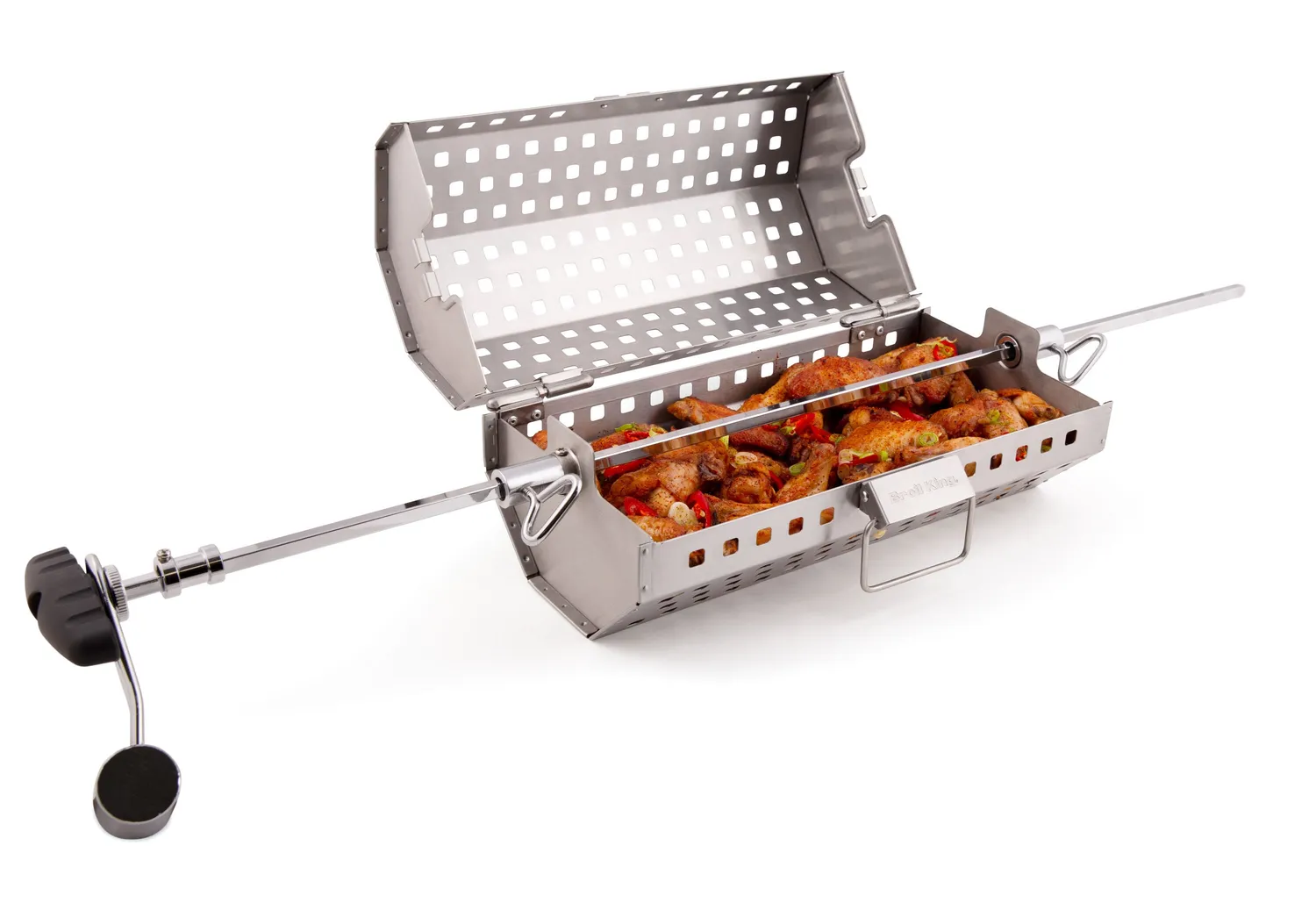 Broil King Rotisserie Tumble Basket Mand RVS Geperforeerd