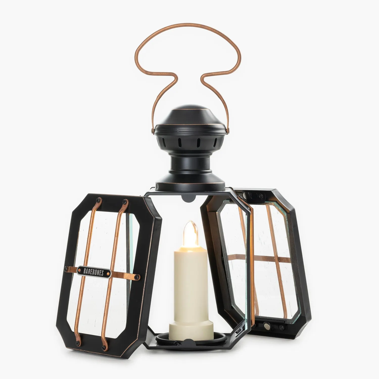 Barebones Box Candle lantaarn bundel wit