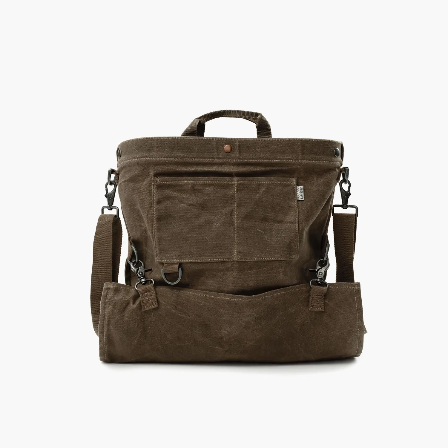 Bare Bones Living Gathering Bag oogsttas slate gray wax