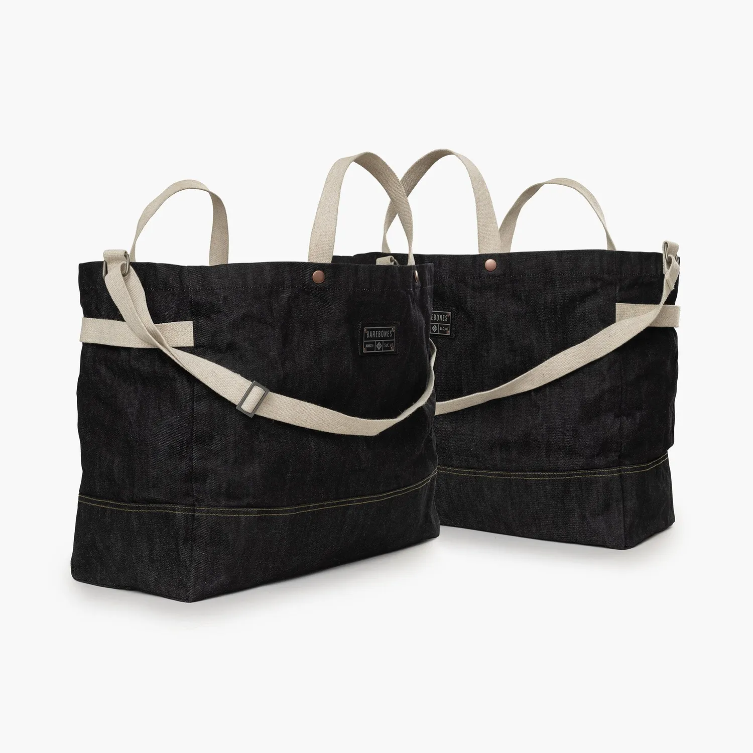Bare Bones Neelum Giant Tote 40L Denim 2-pack wax