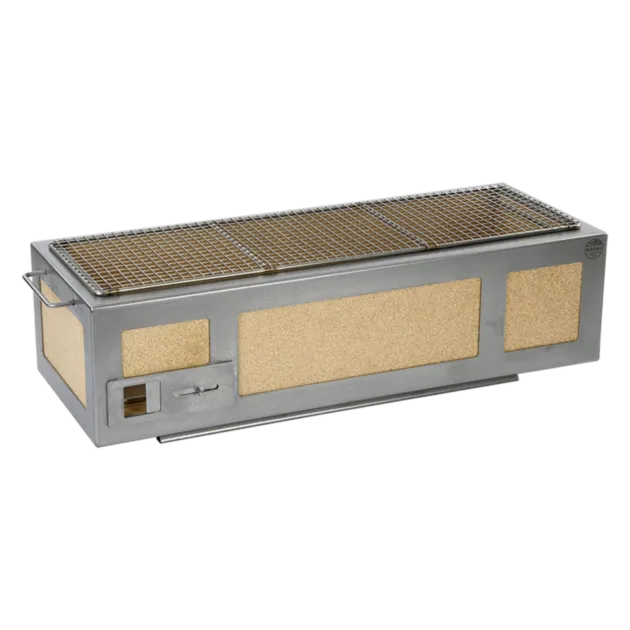 Kasai Grill Konro Long barbecue RVS frame 8-12 personen