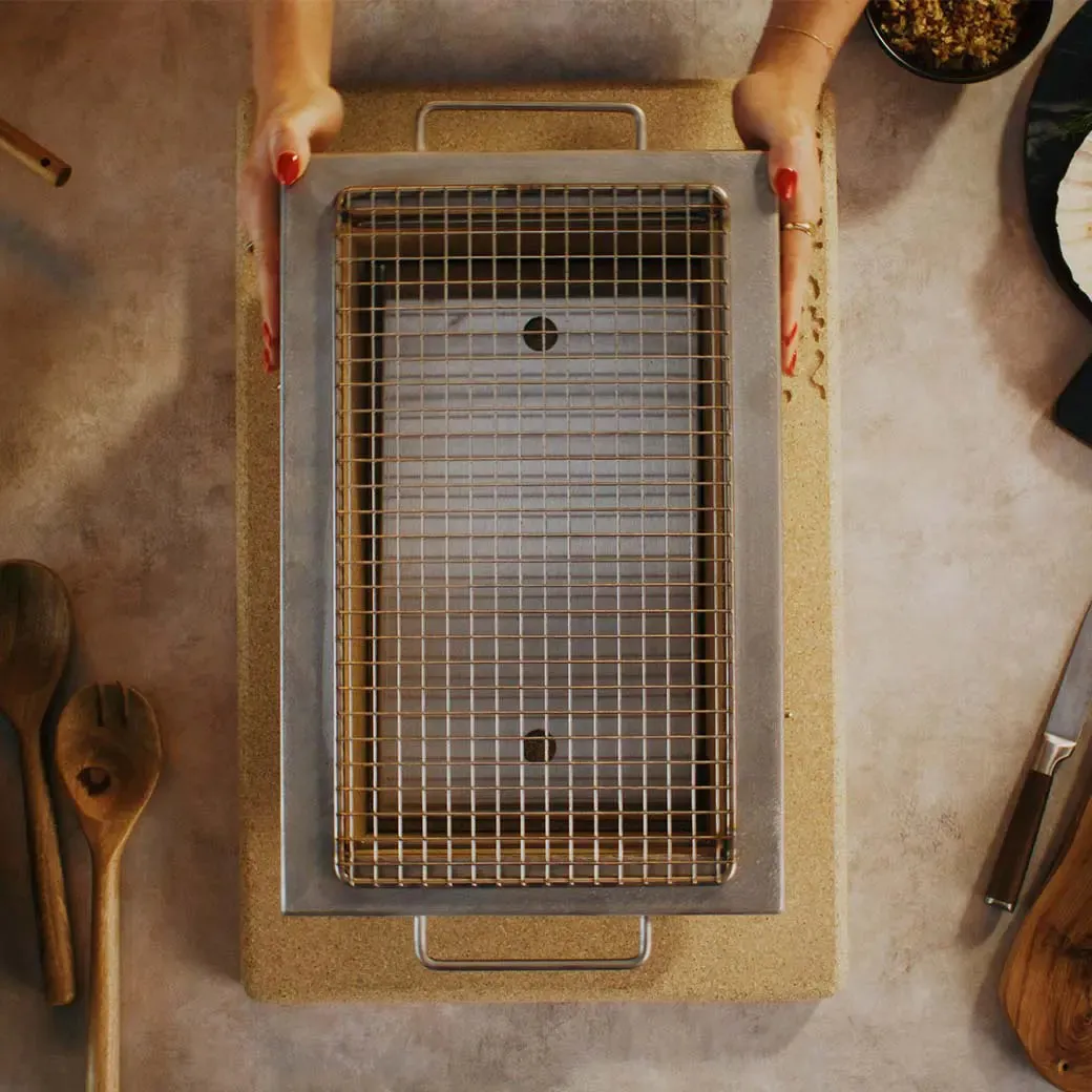 Kasai Konro Grill Reserve Rooster RVS mesh