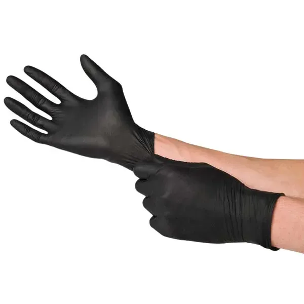 Sartons Black Nitrile Handschoenen Zwart Small