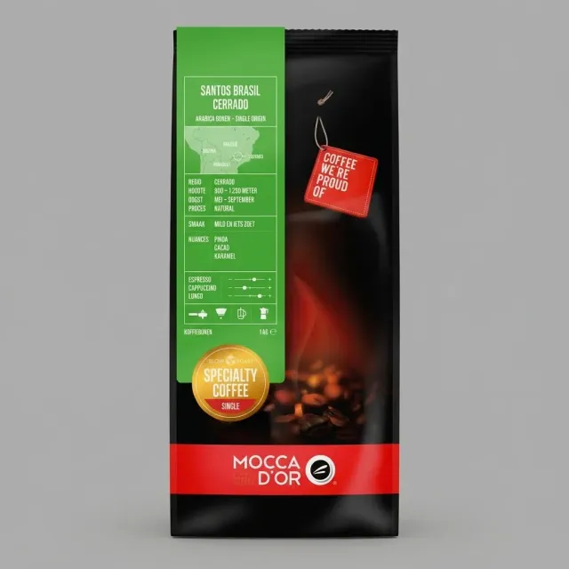 Santos Brasil Cerrado koffiebonen medium roast