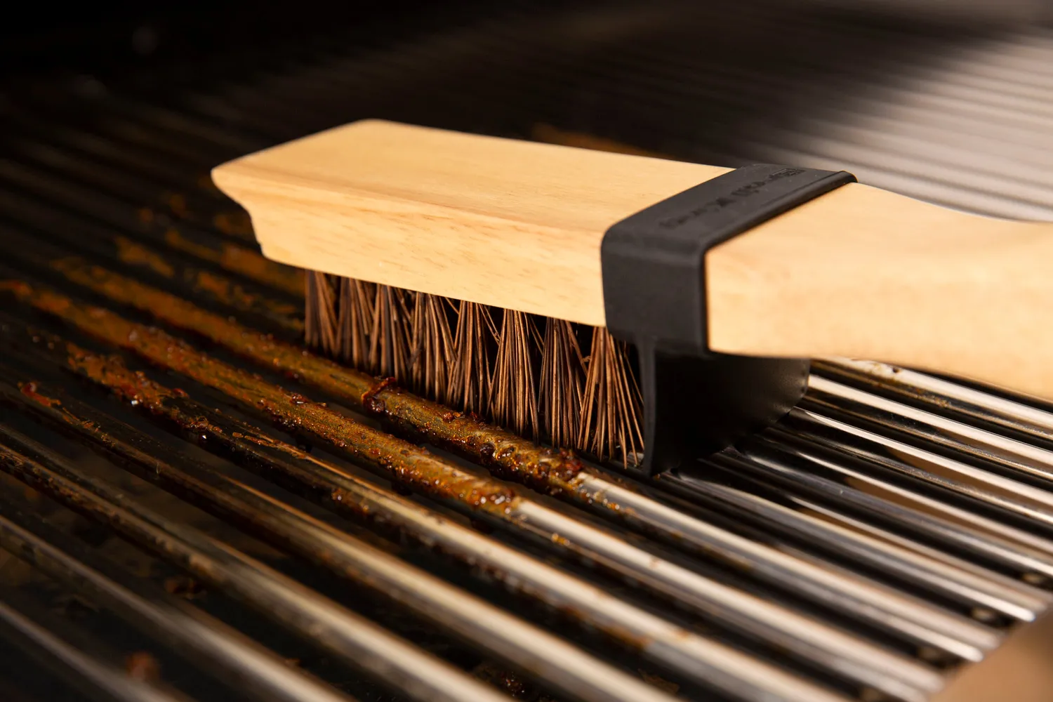 Broil King Heavy Duty Palmyra grillborstel hout