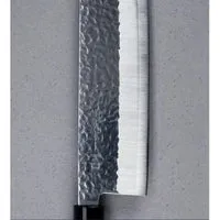 Konro Santoku mes 16,5 cm gehamerd