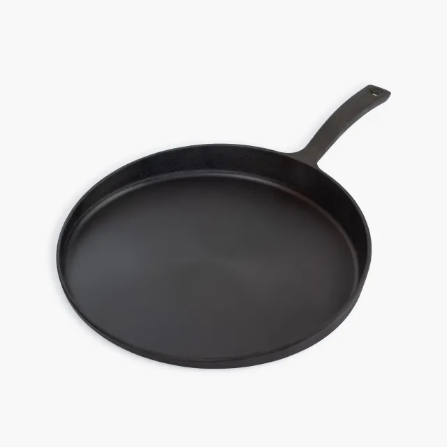 Bare Bones Living Skillet Griddle gietijzeren pan 12 inch