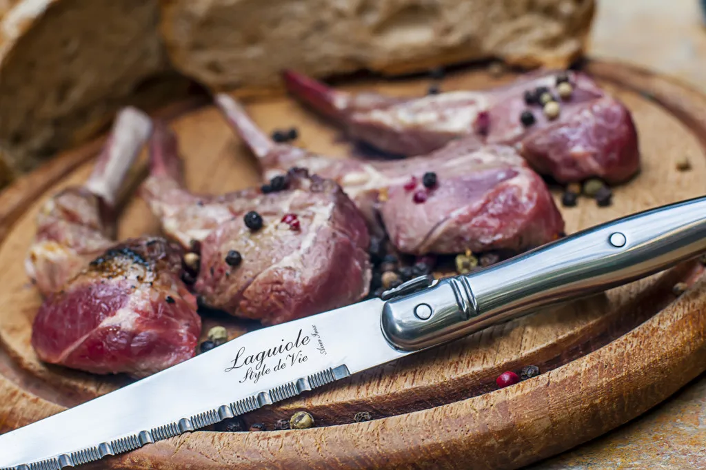 Premium Line Steakmessen zwart scherp messenset