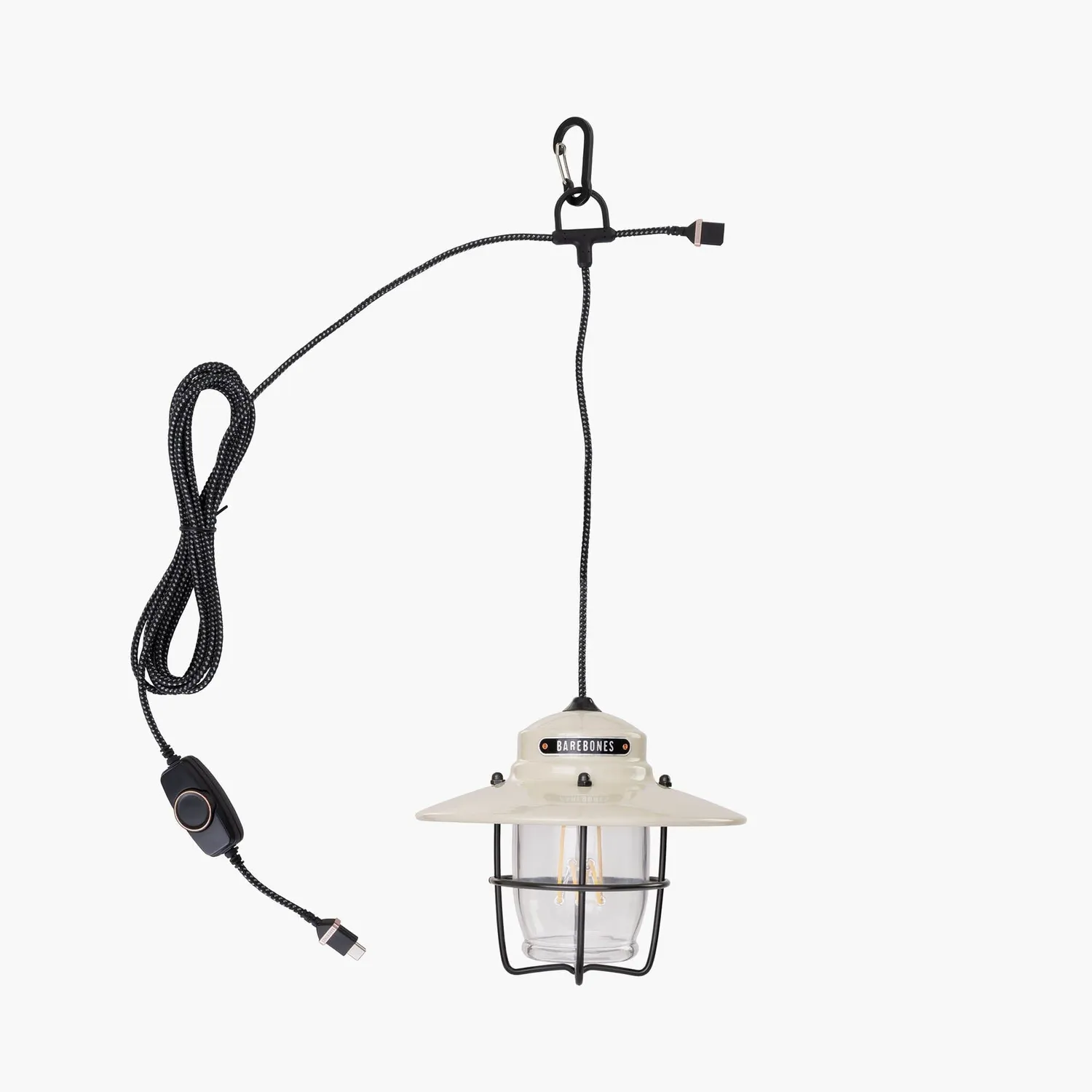 Bare Bones Living Outpost hanglamp antique bronze USB-C