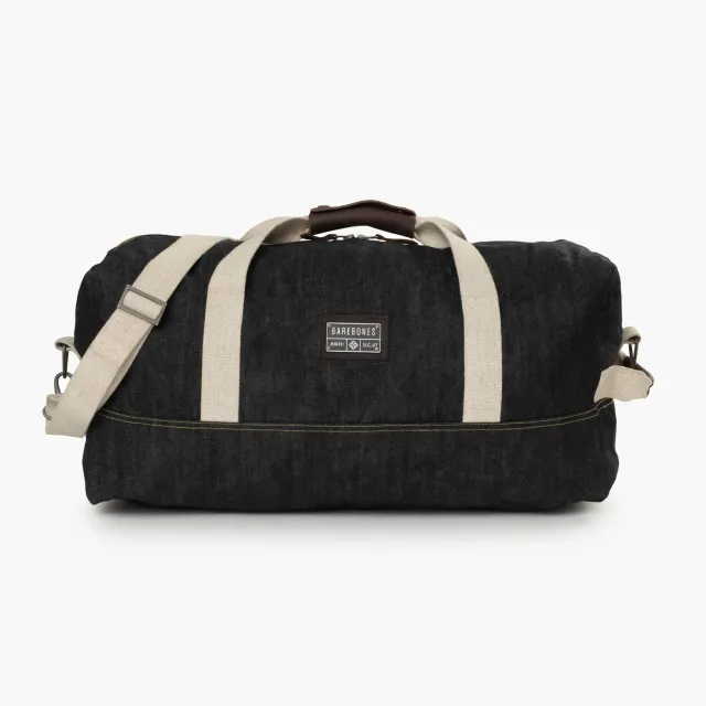 Bare Bones Living Neelum Duffel reistas denim weekendformaat