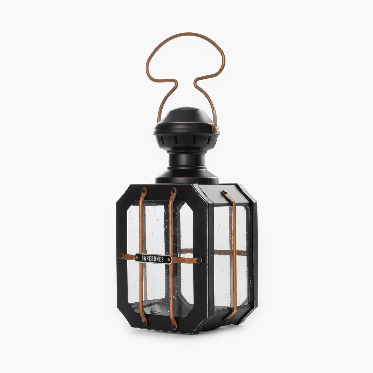 Bare Bones Box Candle Lantern kaarslantaarn zwart staal