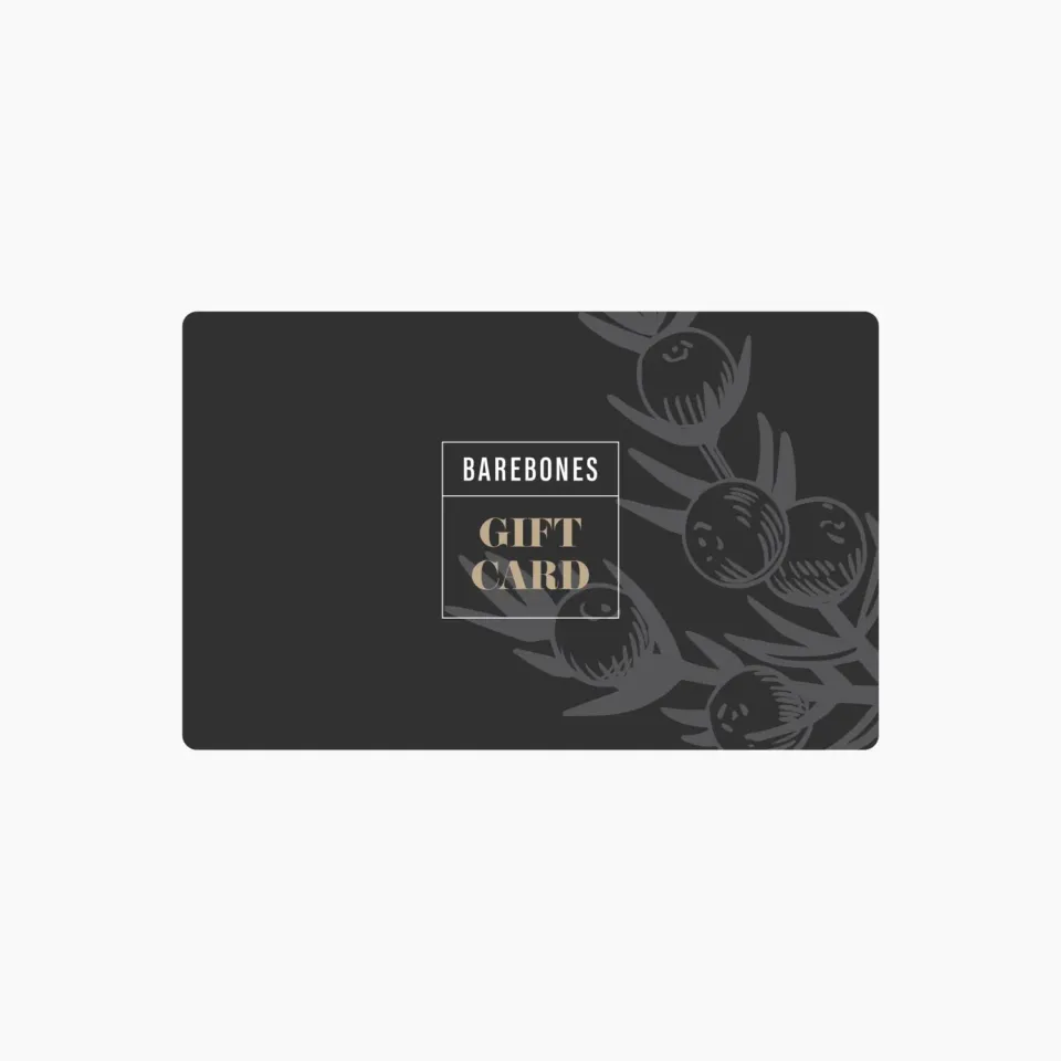 Bare Bones Living cadeaukaart 25 USD digitaal cadeau