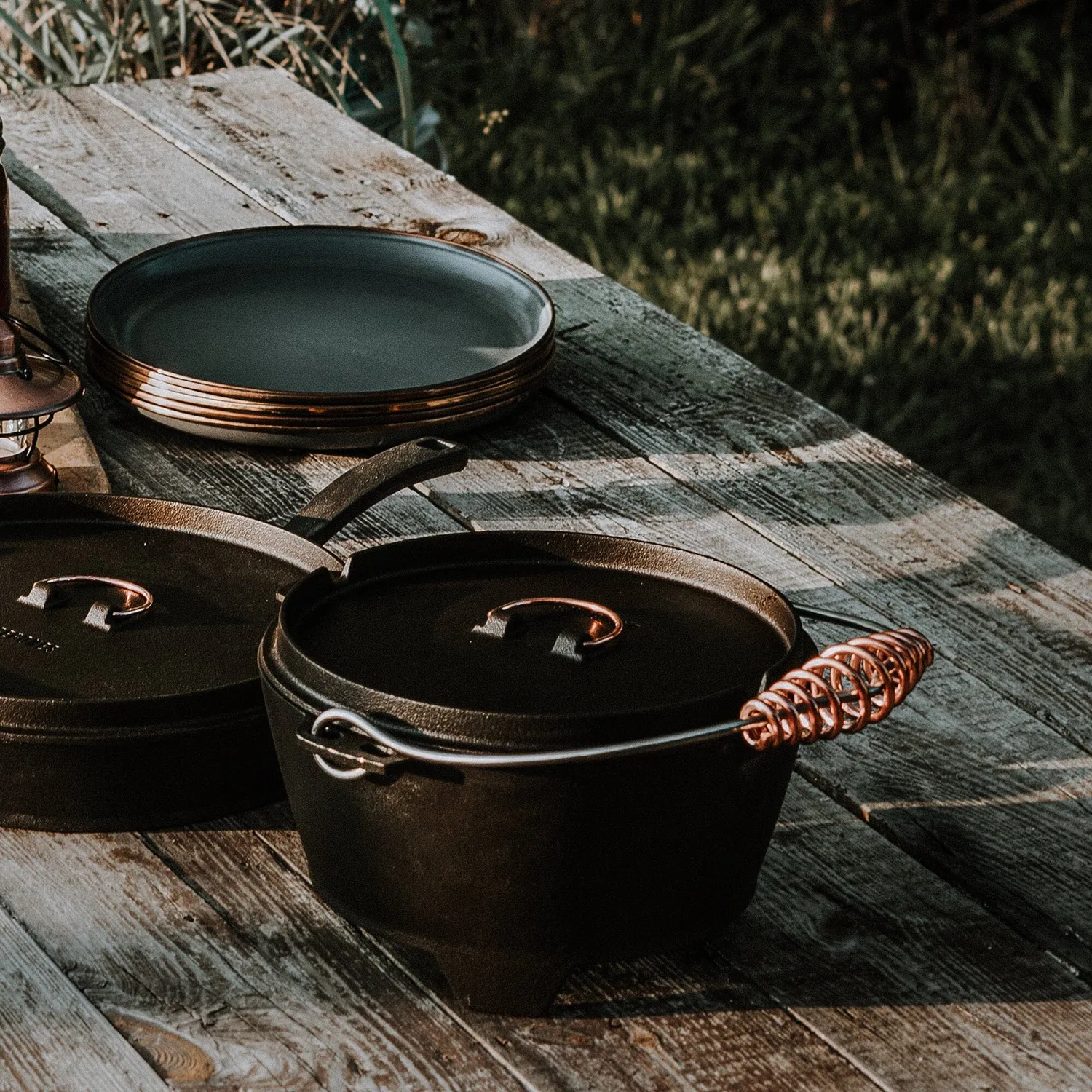 Bare Bones Living Dutch Oven gietijzeren braadpan 4qt