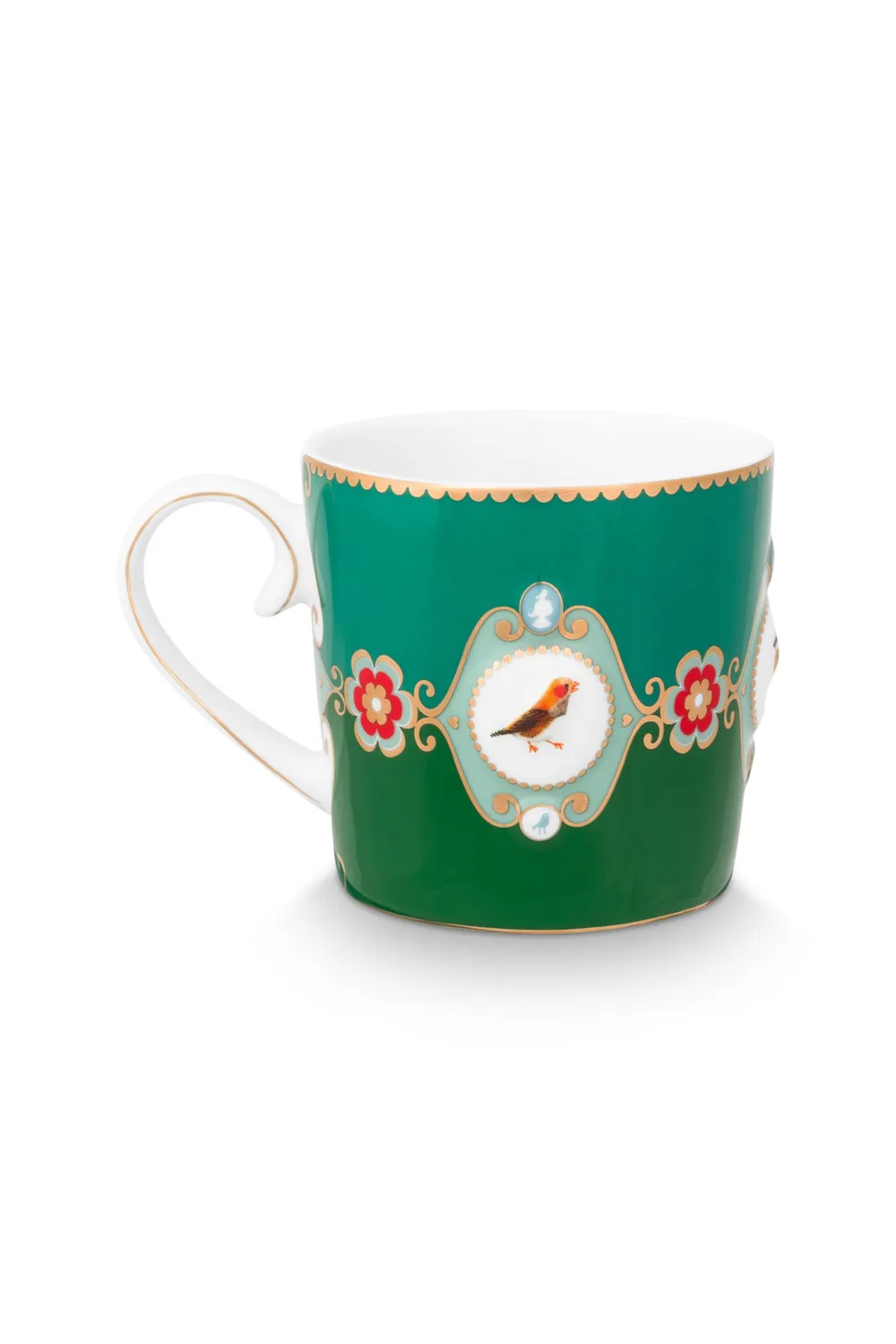 Love Birds Love Medallion mok 150ml groen