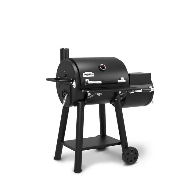 Broil King Regal 400 houtskoolbarbecue offset 500 sq in