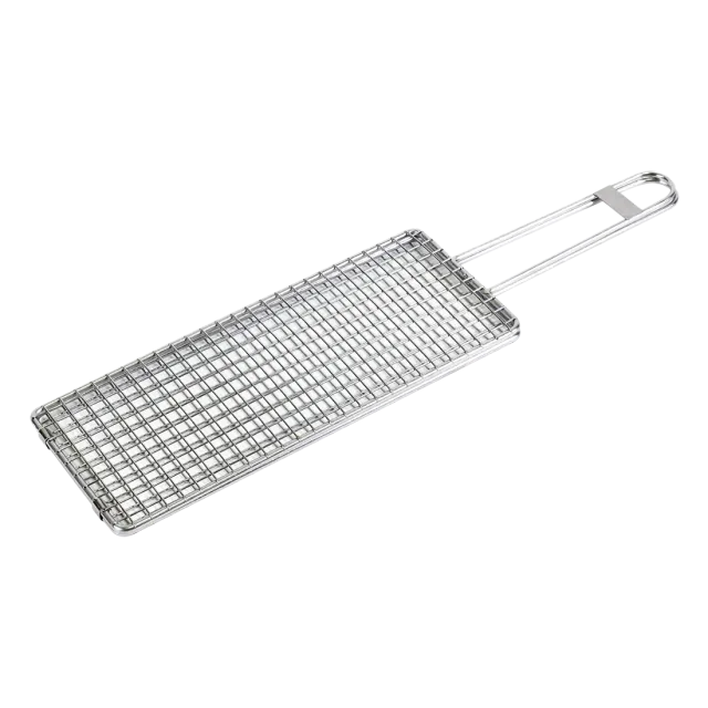 Kasai Grill Dubbele Grillmand 30x12cm RVS 45cm