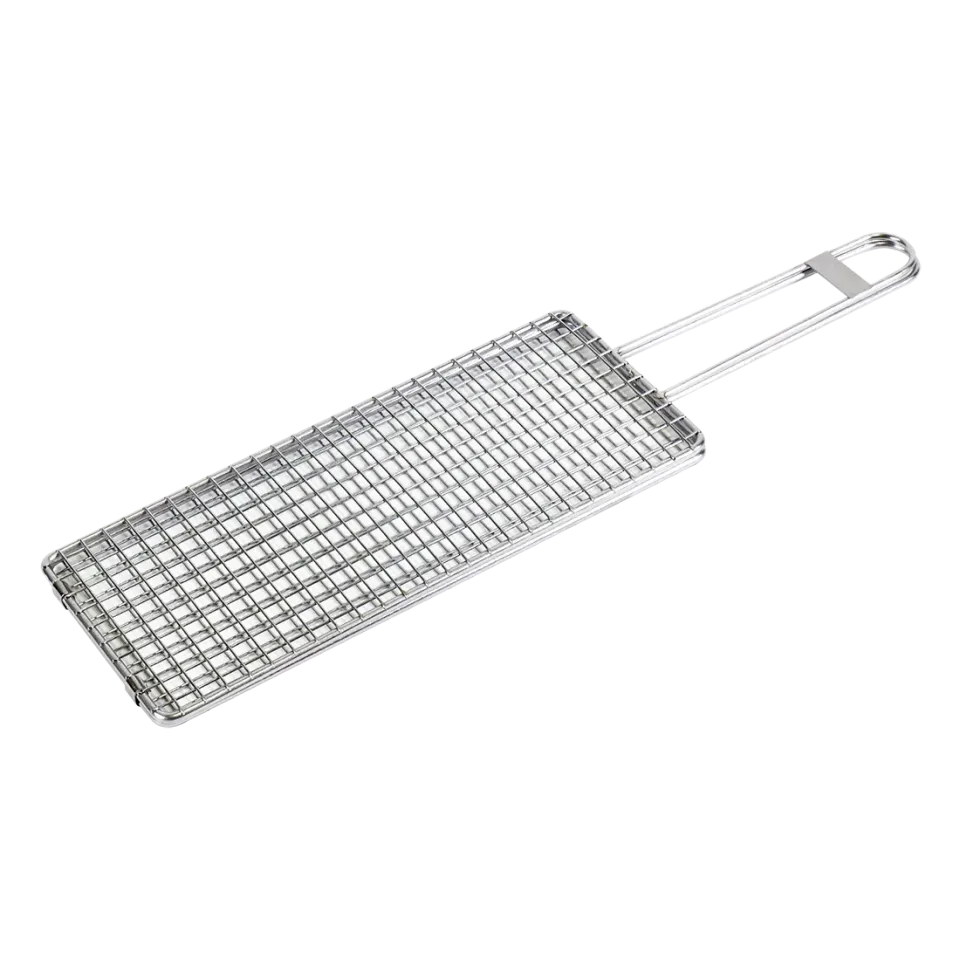 Kasai Grill Dubbele Grillmand 30x12cm RVS 45cm