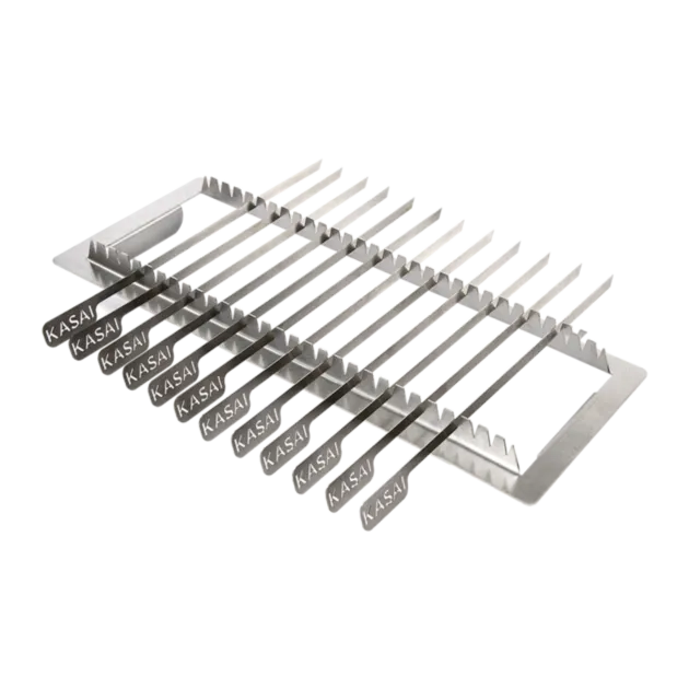 Kasai Konro spiesenrek rvs met 6 spiesen