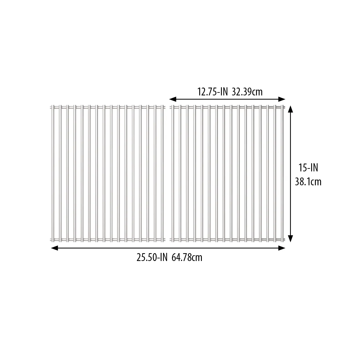 Broil King Crown Signet grillrooster rvs 38x32 cm 8 mm