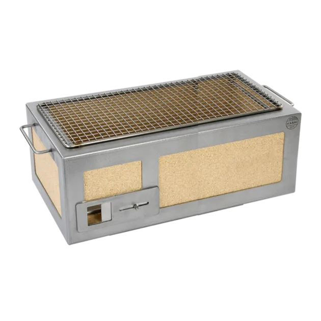 Kasai Grill Konro Medium Long barbecue RVS frame 4-8 personen
