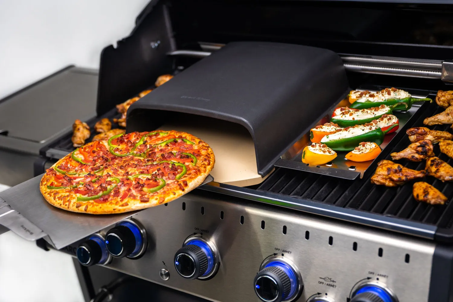 Broil King Pizza Cooking Dome stolp gietijzer Baron Crown