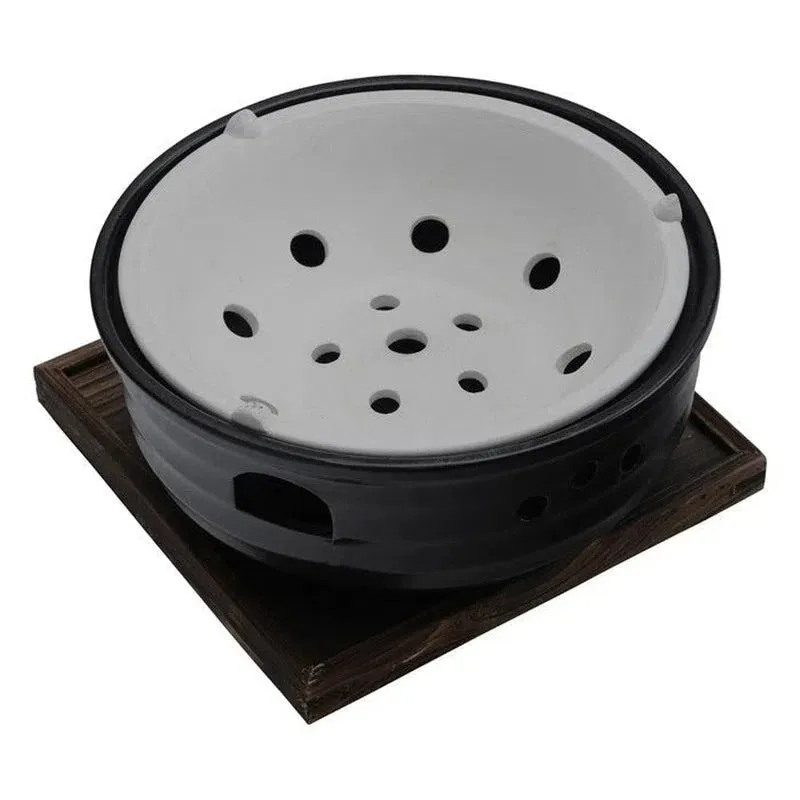 Konro Ronde Yakitori Grill 28,5 cm houtskool voor 6 personen