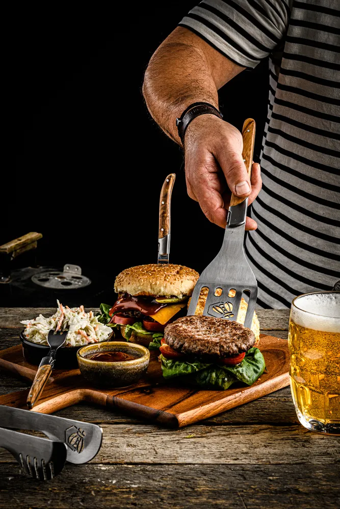 Sartons Luxury Line BBQ spatel olijfhout