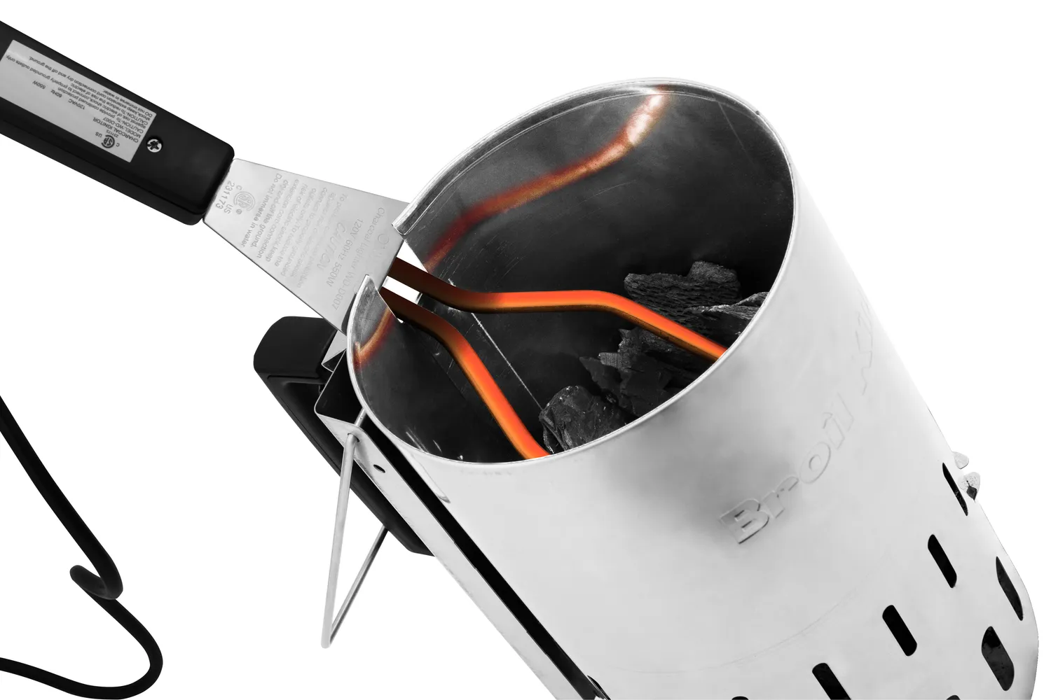 Broil King Charcoal Starter kolenstarter rvs