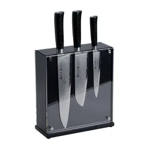 Konro messenblok magnetisch dubbelzijdig bruin 26,5 cm