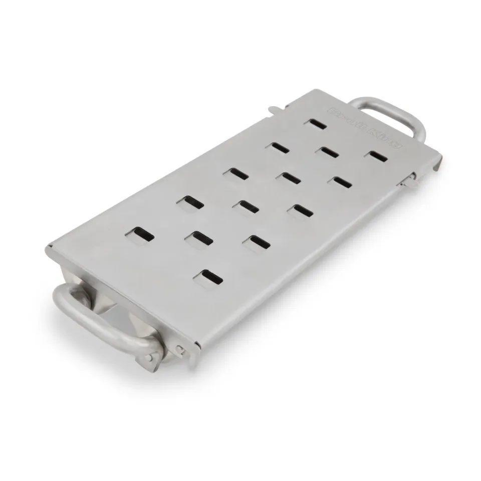 Broil King rookbox rvs met schuif en 2 vakken smokerbox