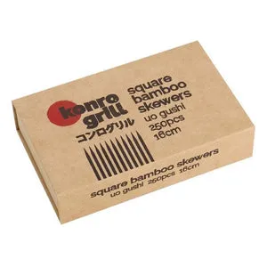 Konro bamboe spiesjes vierkant grill barbecue