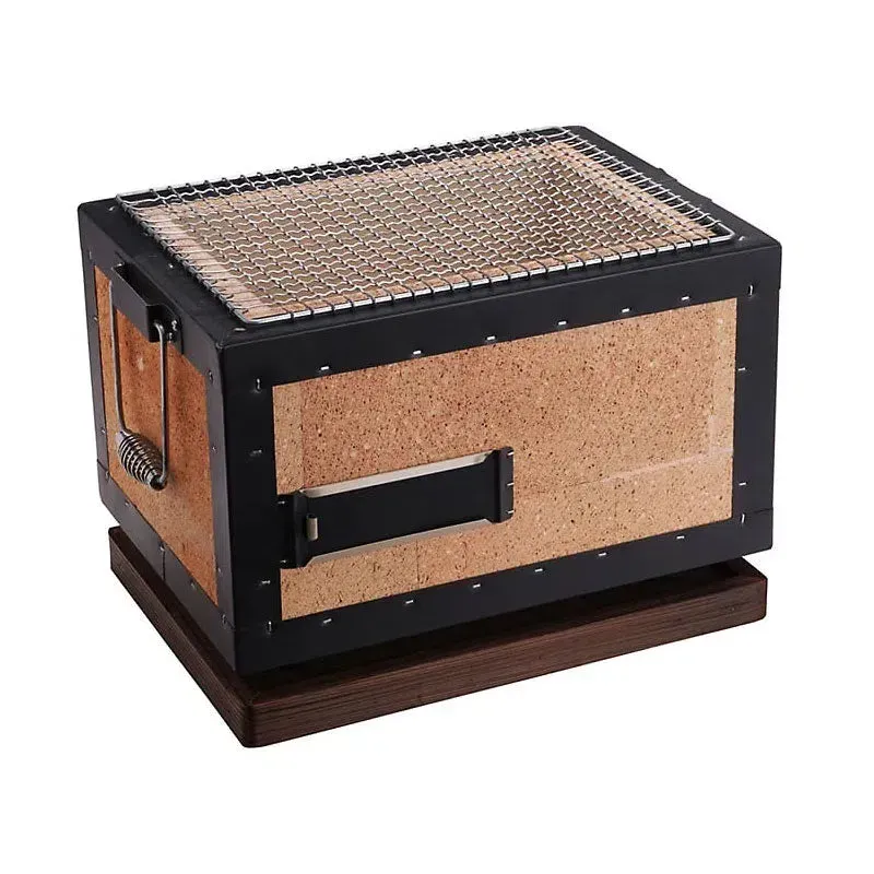 Konro Small barbecue grill klein diatomeeënaarde