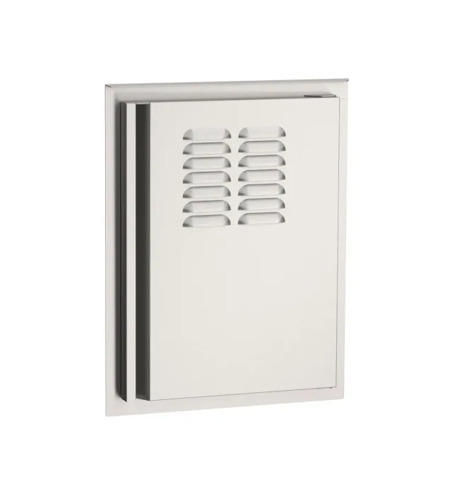 Fire Magic verticale deur met lamellen rvs