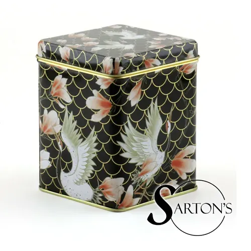 Sartons Cranes theeblik voor losse thee