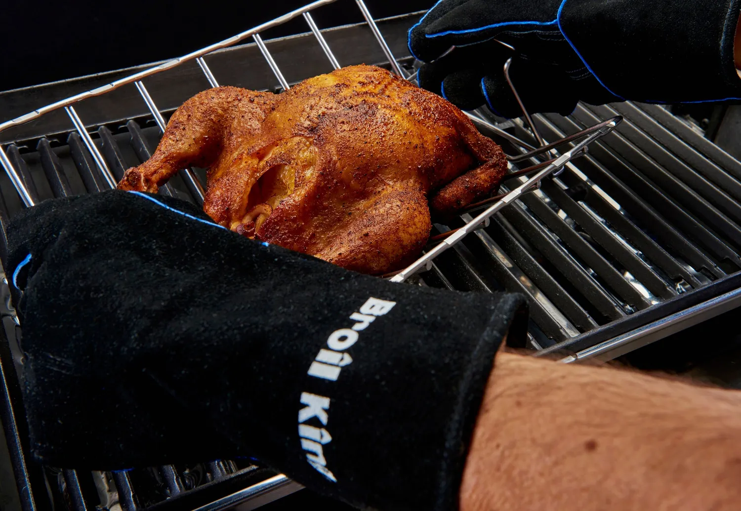 Broil King leren grillhandschoenen hittebestendig