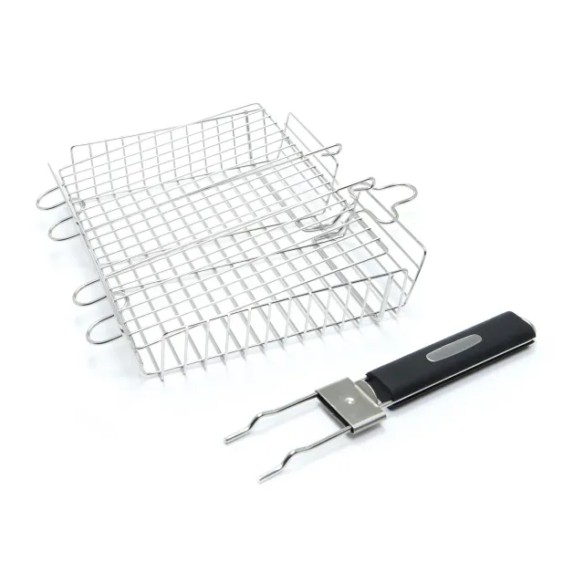 Broil King Grillmand rvs 30x25cm met afneembare greep
