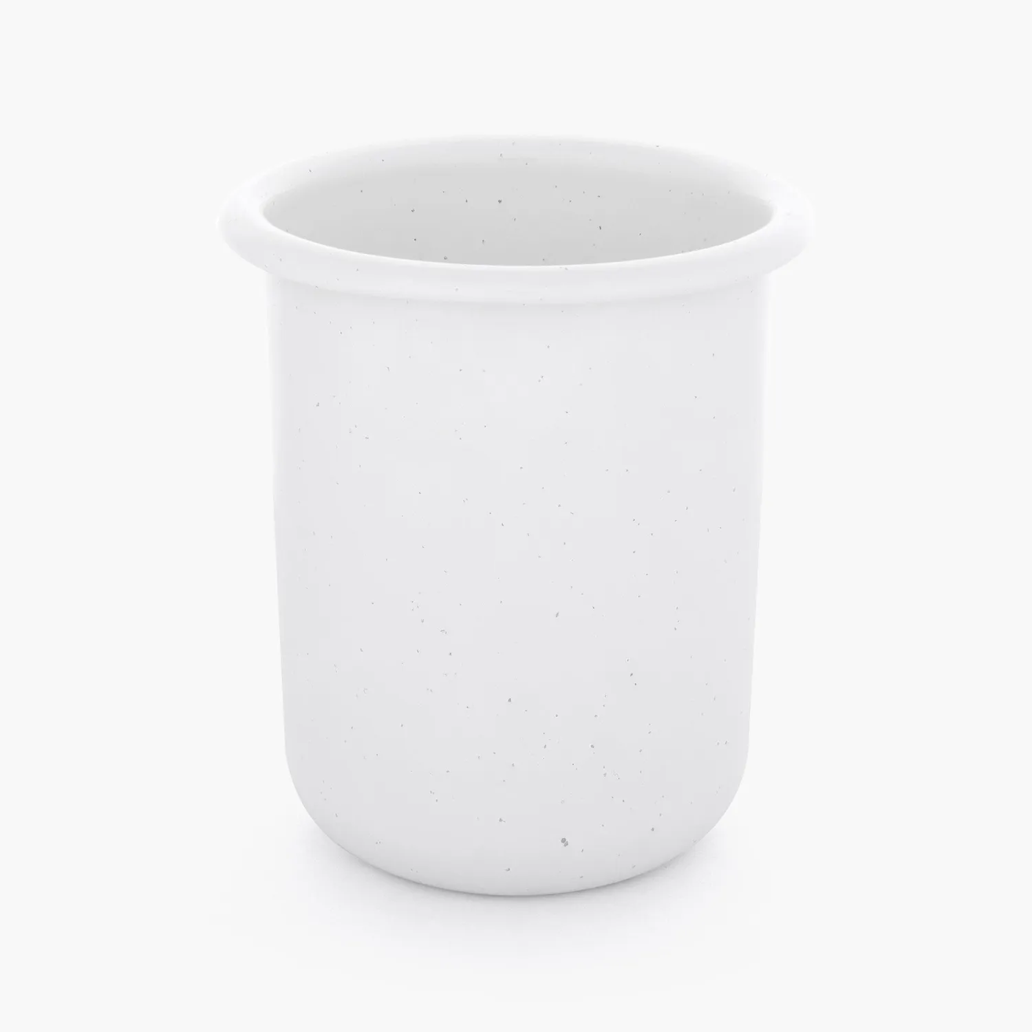 Bare Bones Living Rolled Enamelware mokkenset soft white