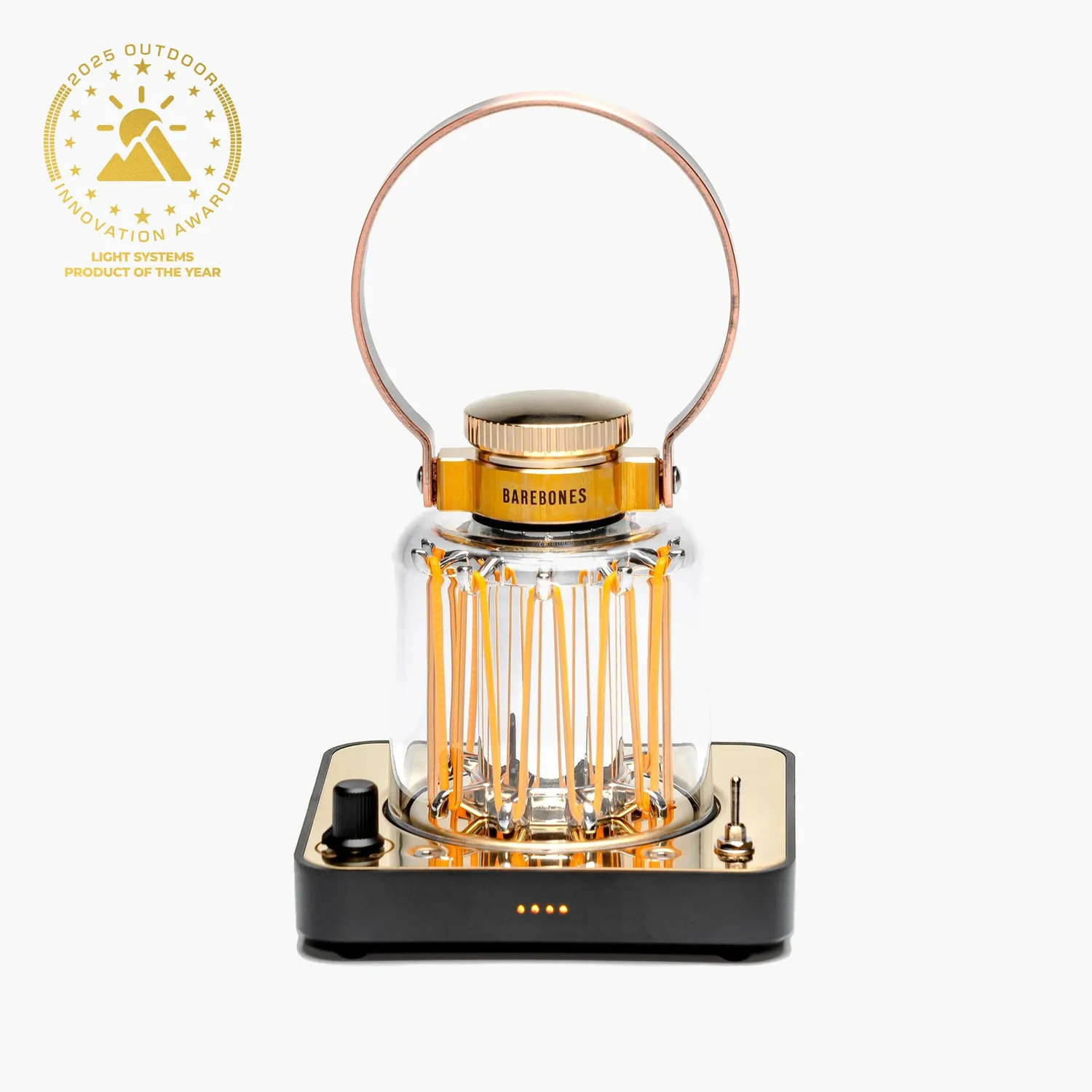 Bare Bones Living Block Tower lantaarn speaker bundel warm licht