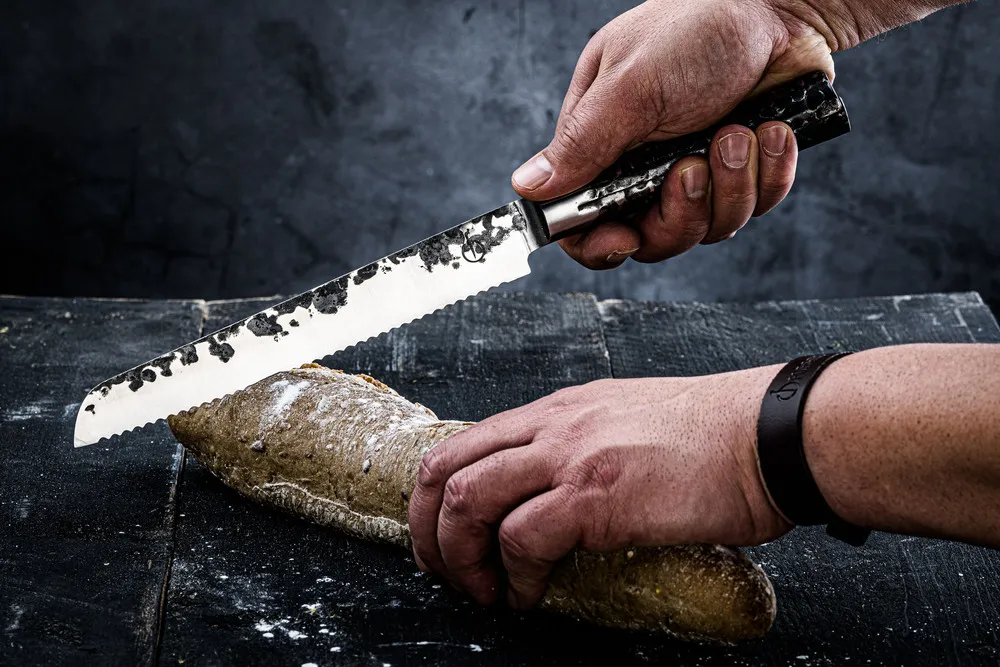 Intense Forged broodmes gekarteld handgesmeed