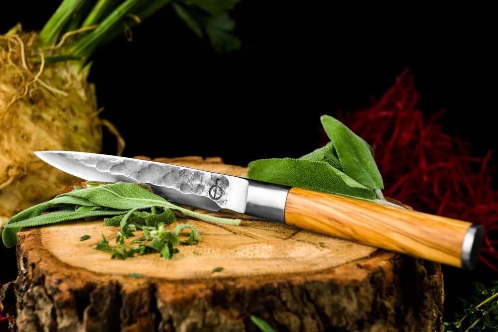 Olive Forged Utility universeel mes 12,5 cm Japans staal