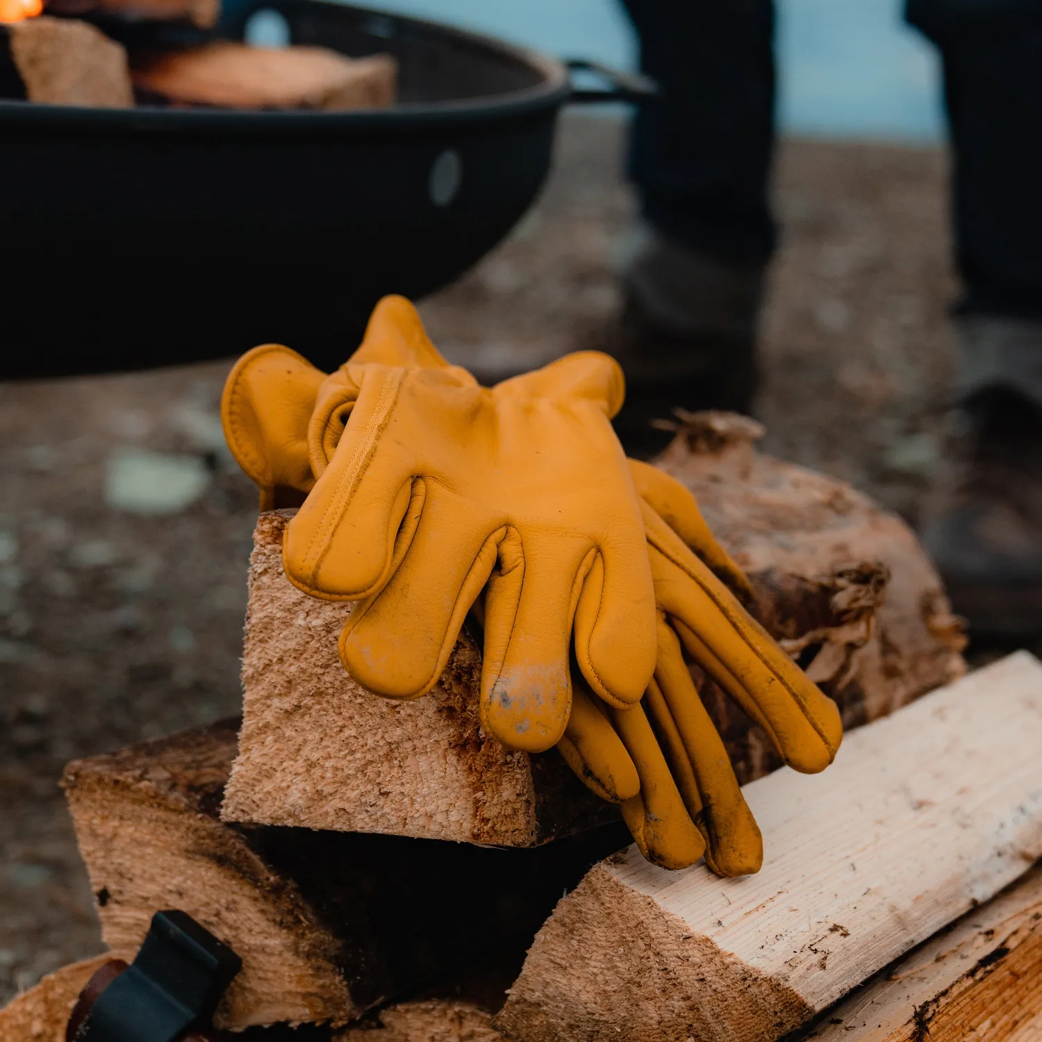 Barebones Classic Work Glove werkhandschoenen Cognac XL