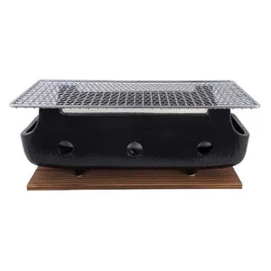 Konro Bizen houtskool barbecue 32cm keramiek