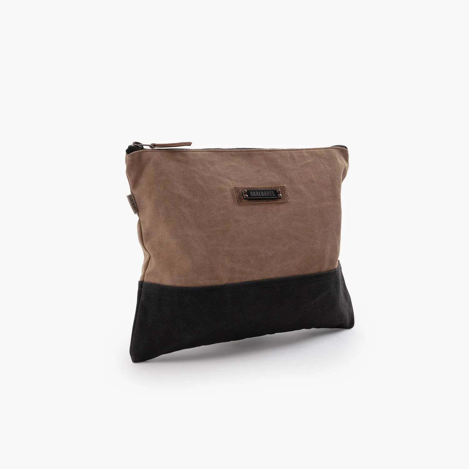Bare Bones Living Neelum etui Khaki waxed canvas Large