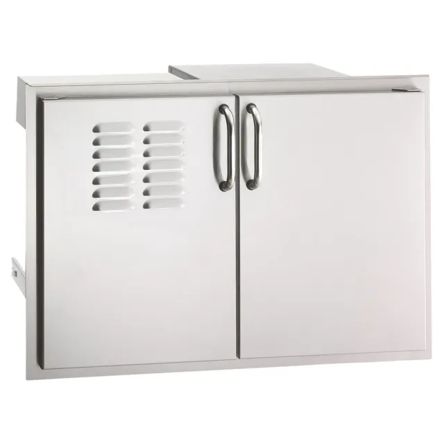 Fire Magic Select Double Doors Tank Tray Dual Drawers deur