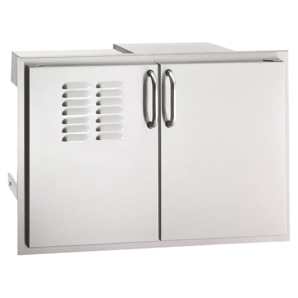 Fire Magic Select Double Doors Tank Tray Dual Drawers deur