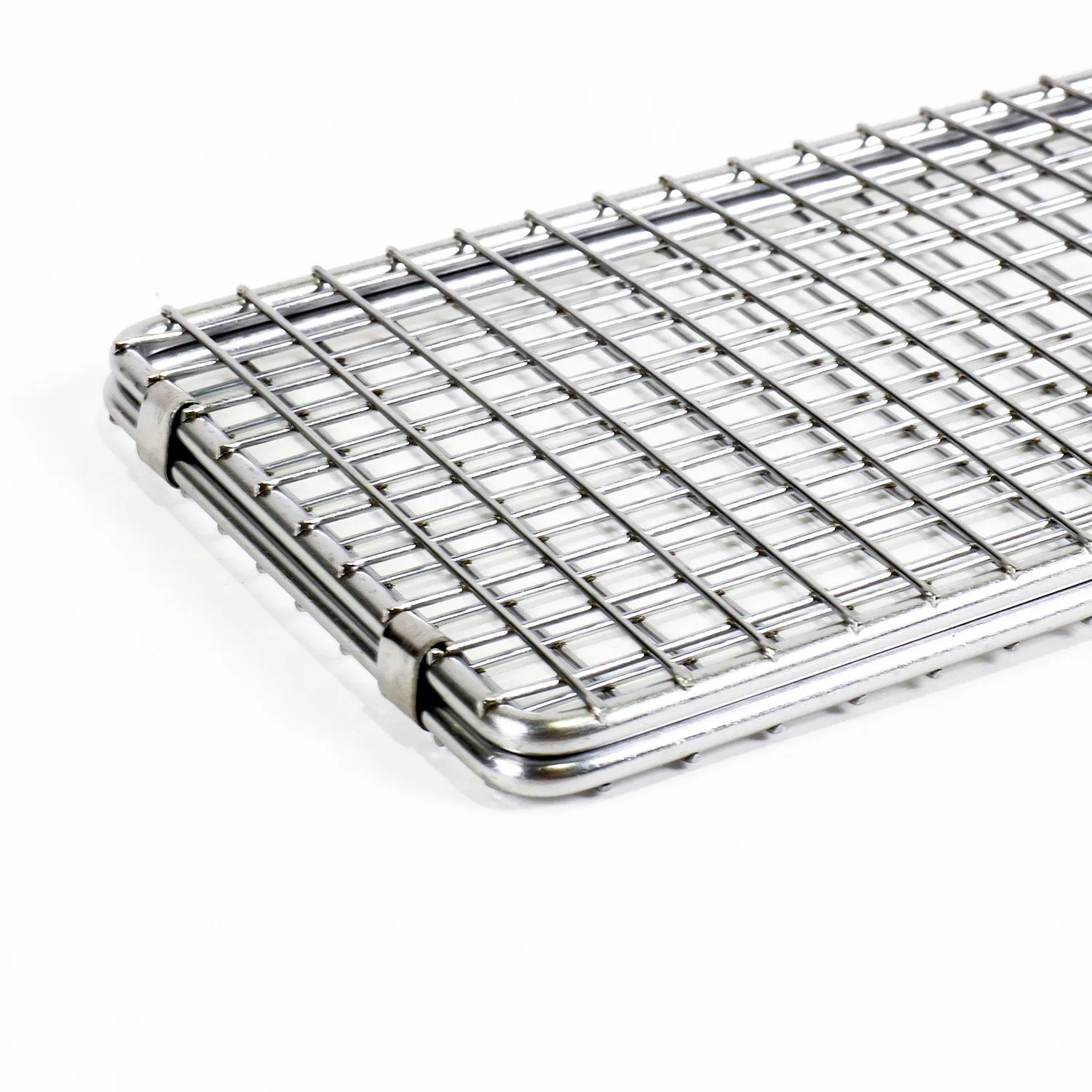 Kasai Grill Dubbele Grillmand 30x12cm RVS 45cm